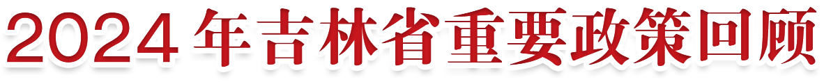 2025吉林省政府重要政策回顧